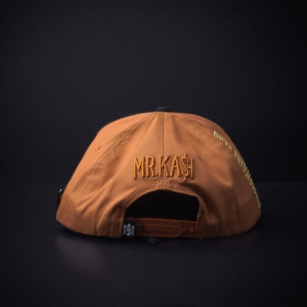Gorra Mr Kash Money Magnet Brown Con Placa Snapback Clásica