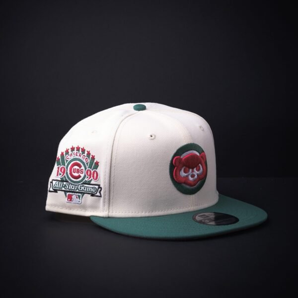 Gorra New Era 9Fifty Chicago Cubs Snapback Color Being/Verde