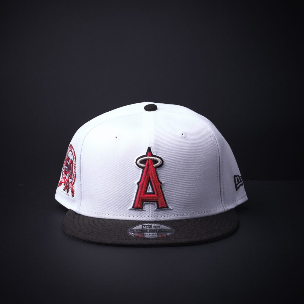 Gorra New Era 9Fifty Angelinos Snapback Color Blanca/Negro