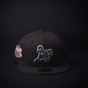 memoria 2-220 Gorra Nwe Era 59Fifty Oakland Athletics Exclusiva Cerrada Color Negro