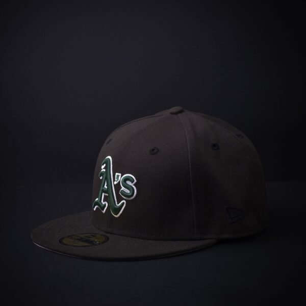 Gorra Nwe Era 59Fifty Oakland Athletics Exclusiva Cerrada Color Negro