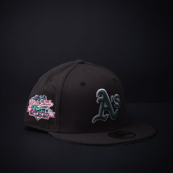 Gorra Nwe Era 59Fifty Oakland Athletics Exclusiva Cerrada Color Negro