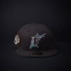 Gorra New Era 59Fifty Miami Marlins Exclusiva Cerrada Color Negra