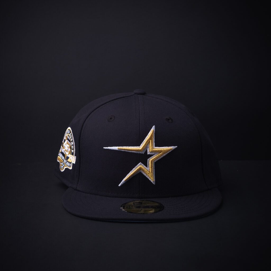 Gorra New Era 59Fifty Houston Astros Exclusiva Cerrada Color Azul Marino