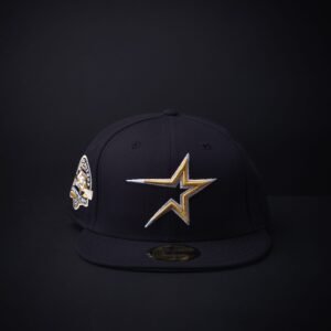 memoria 2-228 Gorra New Era 59Fifty Houston Astros Exclusiva Cerrada Color Azul Marino