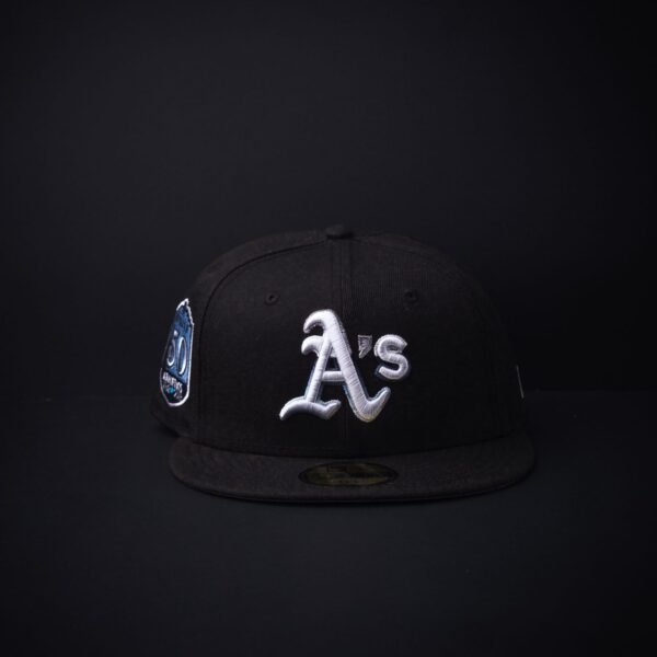 Gorra New Era 59Fifty Athletics Oakland Exclusiva Cerrada Color Negra