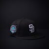 Gorra New Era 59Fifty San Diego Padres  Excluciva Cerrada Color Negra