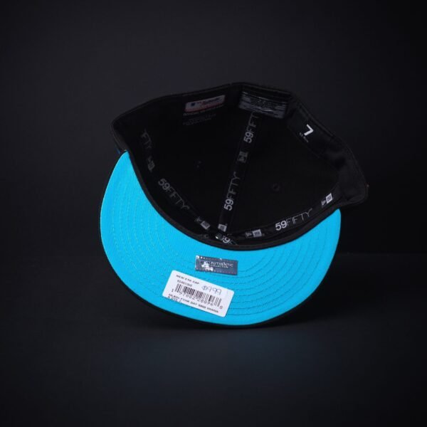 Gorra New Era 59Fifty Miami Marlins Father Day Cerrada Color Negra