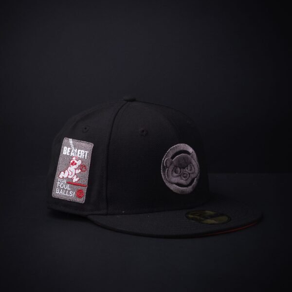 Gorra New Era 59 Fifty Chicago Cubs Exclusiva Cerrada Color Negra