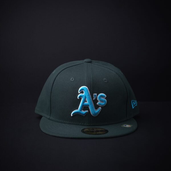 Gorra New Era 59 Fifty Athletics Father Day Cerrada Color verde