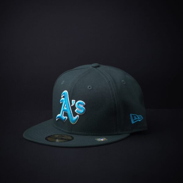 Gorra New Era 59 Fifty Athletics Father Day Cerrada Color verde