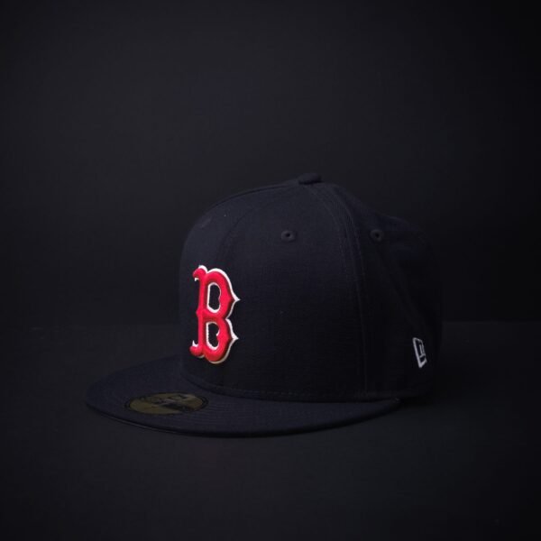 Gorra New Era 59 Fifty Boston Cerrada color Azul