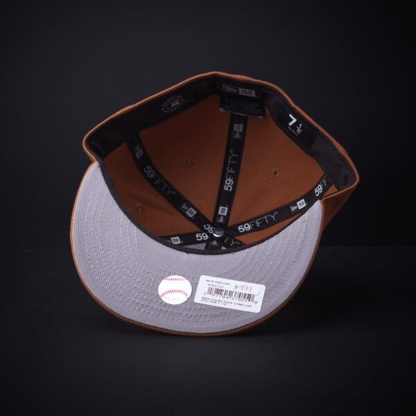 Gorra Nwe Era 59 Fifty Los Ángeles Dogers Cerrada Color Cafe