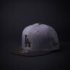 Gorra New Era 59 Fifty Los Ángeles Cerrada Color Gris/Negro