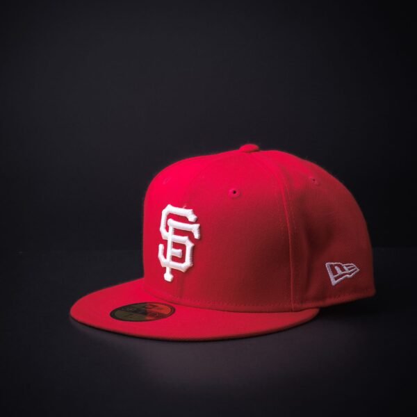 Gorra New Era 59 Fifty Gigantes De San Francisco Cerrada Color Rojo
