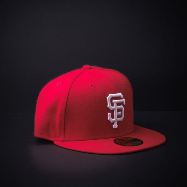 Gorra New Era 59 Fifty Gigantes De San Francisco Cerrada Color Rojo