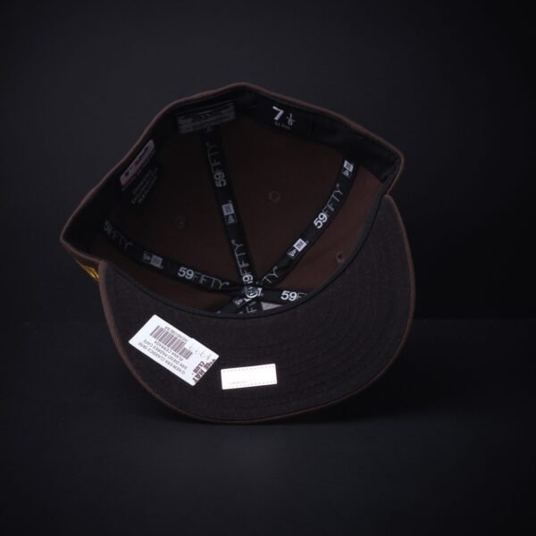 Gorra New Era 59 Fifty Padres De San Diego Cerrada Color Cafe