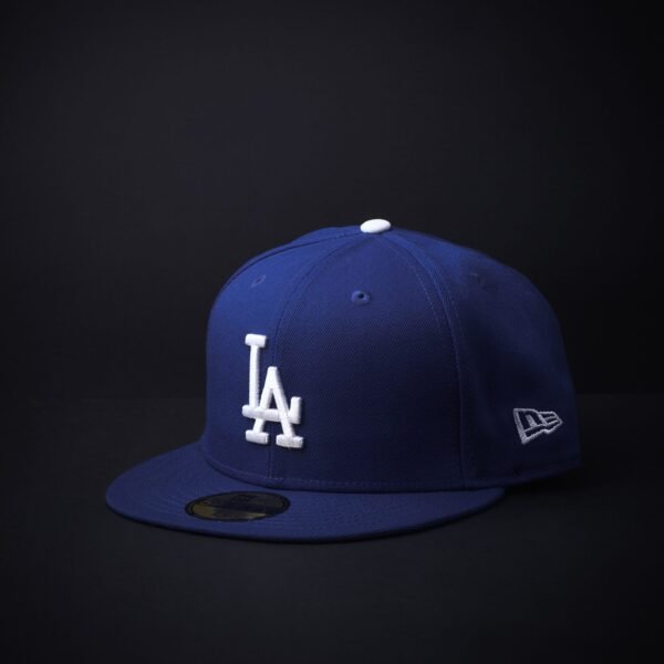 Gorra New Era 59 Fifty Los Ángeles Cerrada Color Azul