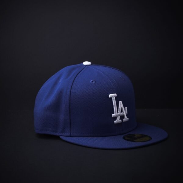 Gorra New Era 59 Fifty Los Ángeles Cerrada Color Azul
