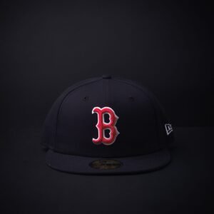 memoria 2-445 Gorra New Era 59 Fifty Boston Clasica Azul Marino