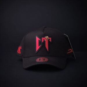 Gorra Jc Hats Ct Natanael Cano Black / Red Certificado De Autenticidad