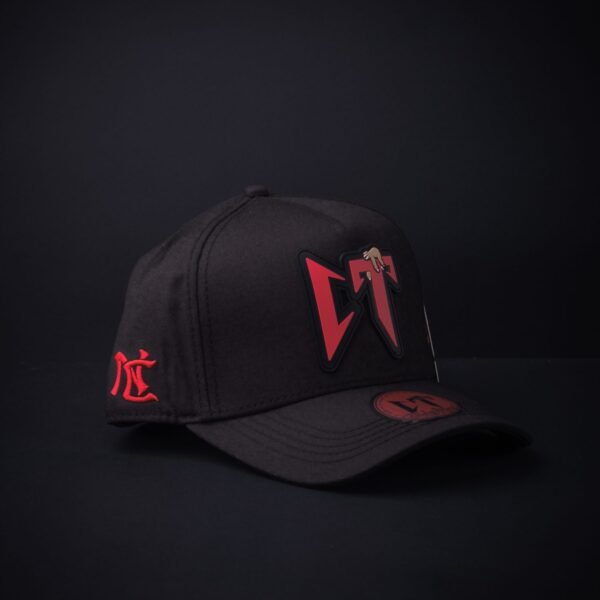 Gorra Jc Hats Ct Natanael Cano Black / Red Certificado De Autenticidad