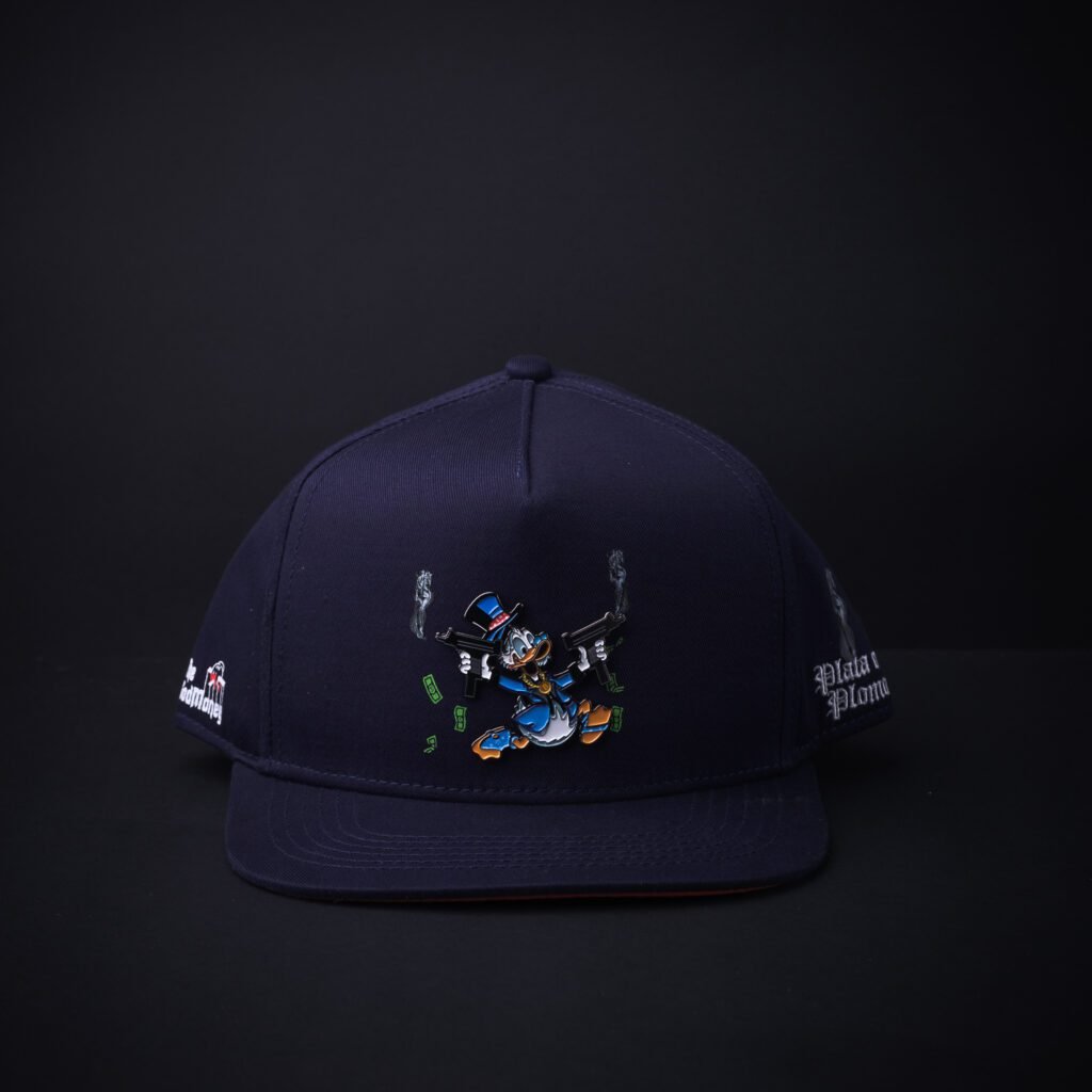 Gorra Cash Only Mc Pato Plata O Plomo - Negra