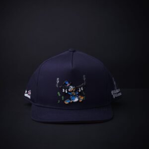 memoria 2-566 Gorra Cash Only Mc Pato Plata O Plomo - Negra