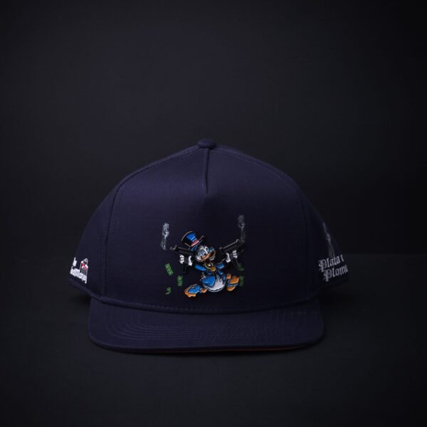 Gorra Cash Only Mc Pato Plata O Plomo - Negra