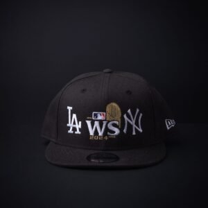 memoria 2-58 Gorra New Era 9Fifty Los Ángeles WS New York Snapback Color Negra