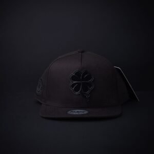 Gorra Jc Hats Trebol Black On Black Certificado De Autenticidad