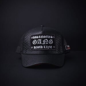 memoria 2-603 Gorra Cash Only Los Angeles Negra En  Piel