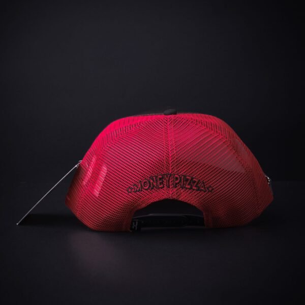 Gorra Jc Hats Pizza Food Money Negra Con Rojo Certificado De Autenticidad