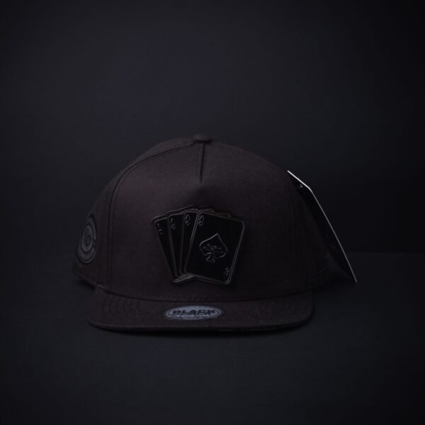 Gorra Jc Hats Pocker Black on Black Certificado De Autenticidad