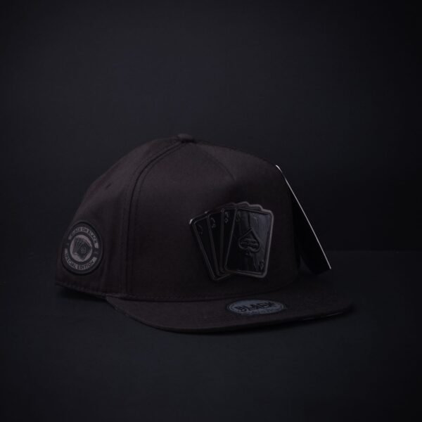 Gorra Jc Hats Pocker Black on Black Certificado De Autenticidad
