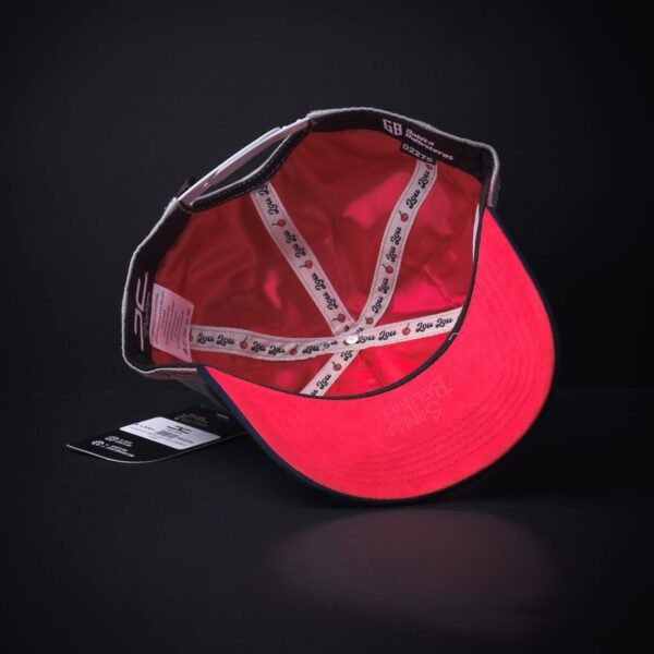 memoria 2-683 Gorra Jc Hats X Gabito Ballesteros Cherry  Gris Claro Certificado De Autenticidad