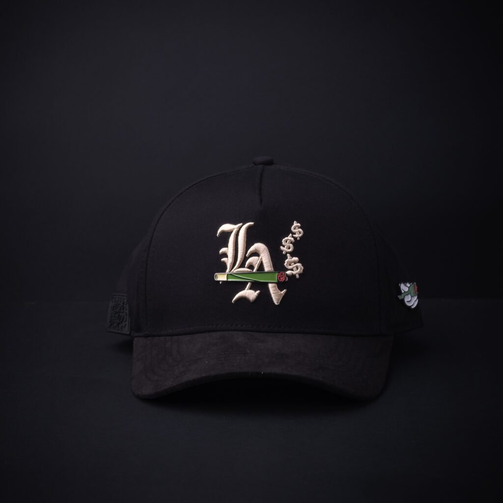 Gorra Cash Only La Smoke Porro Negra