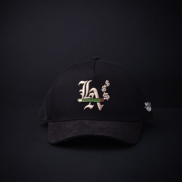 Gorra Cash Only La Smoke Porro Negra