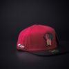 Gorra JC Hats Never Look Rojo Con Negro Certificado De Autenticidad