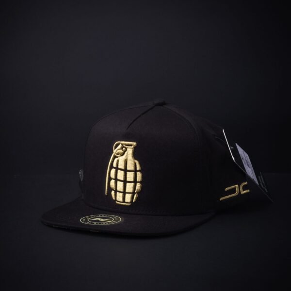Gorra Jc Hats Granada Dorado/Negro Certificado De Autenticidad
