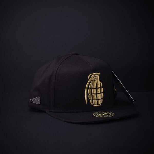 Gorra Jc Hats Granada Dorado/Negro Certificado De Autenticidad