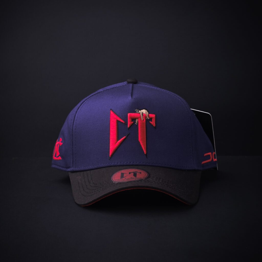Gorra Jc Hats x Natanael Cano CT Azul Marino Certificado De Autenticidad