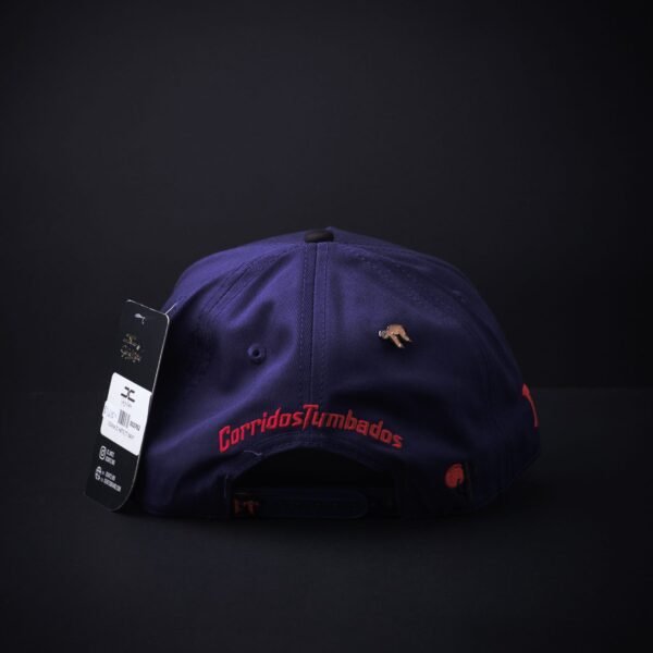 Gorra Jc Hats x Natanael Cano CT Azul Marino Certificado De Autenticidad