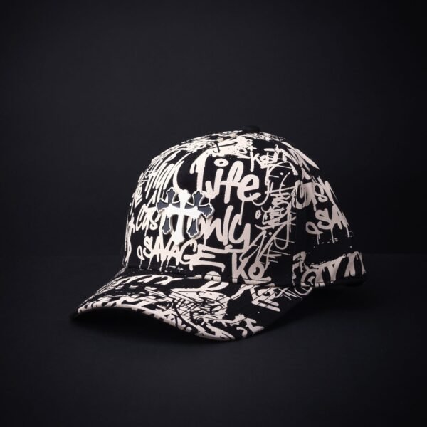 Gorra Cash Only Cross Graffiti Negro