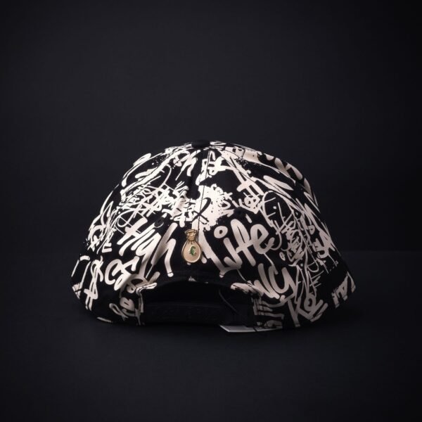 Gorra Cash Only Cross Graffiti Negro