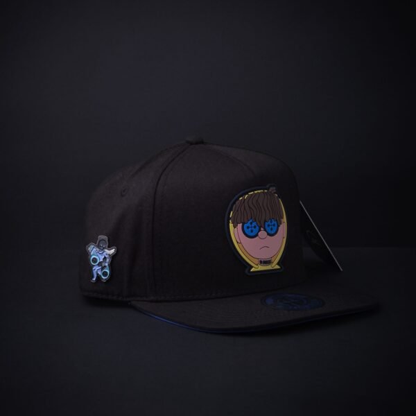 Gorra JC Hats x Junior H Sad Boys Negra Certificado De Autenticidad