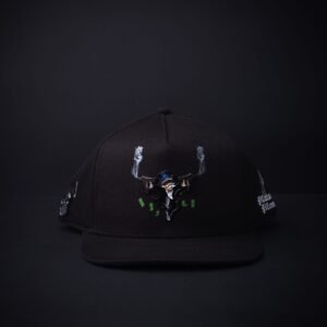 memoria 2-765 Gorra Cash Only Monopoly Placa Metálica Dinero Blac