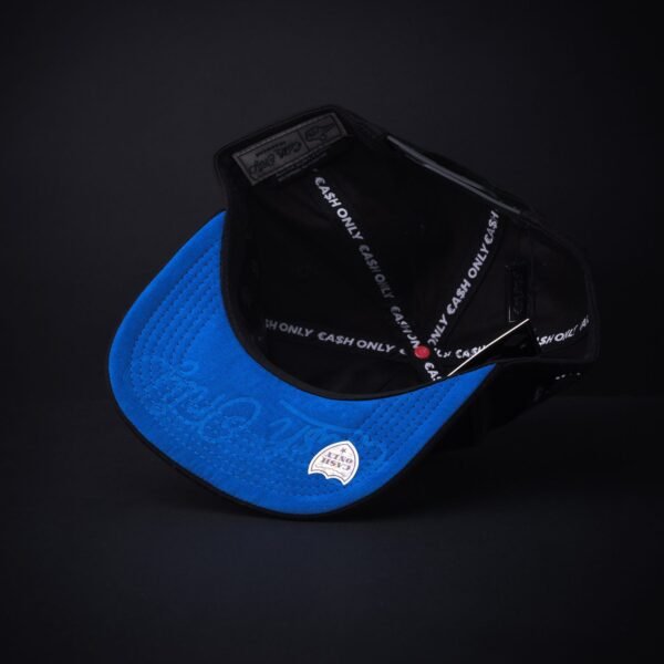 Gorra Cash Only Monopoly Placa Metálica Dinero Blac