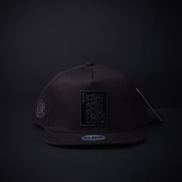 Gorra Jc Hats Kings Card Black On Black Certificado de Autenticidad