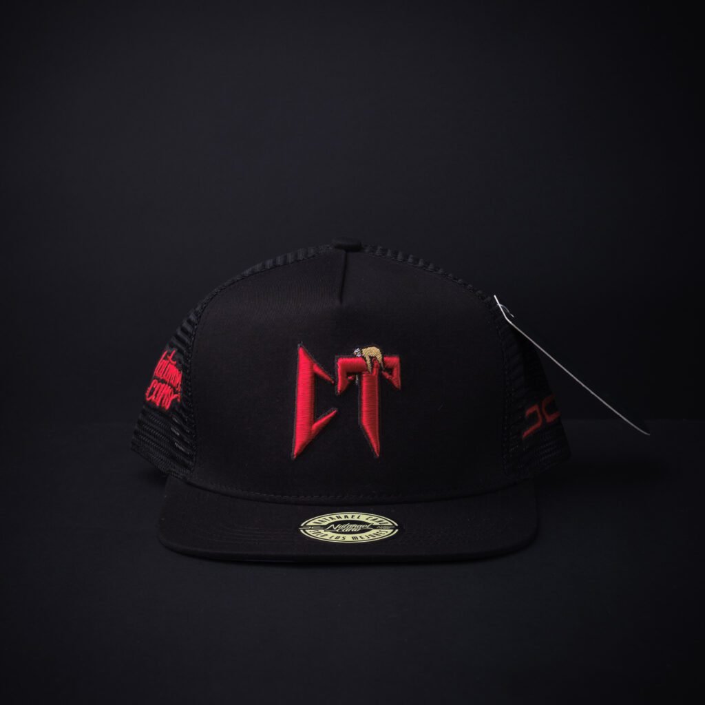 Gorra Jc Hats x Natanael Cano CT Black Certificado De Autenticidad